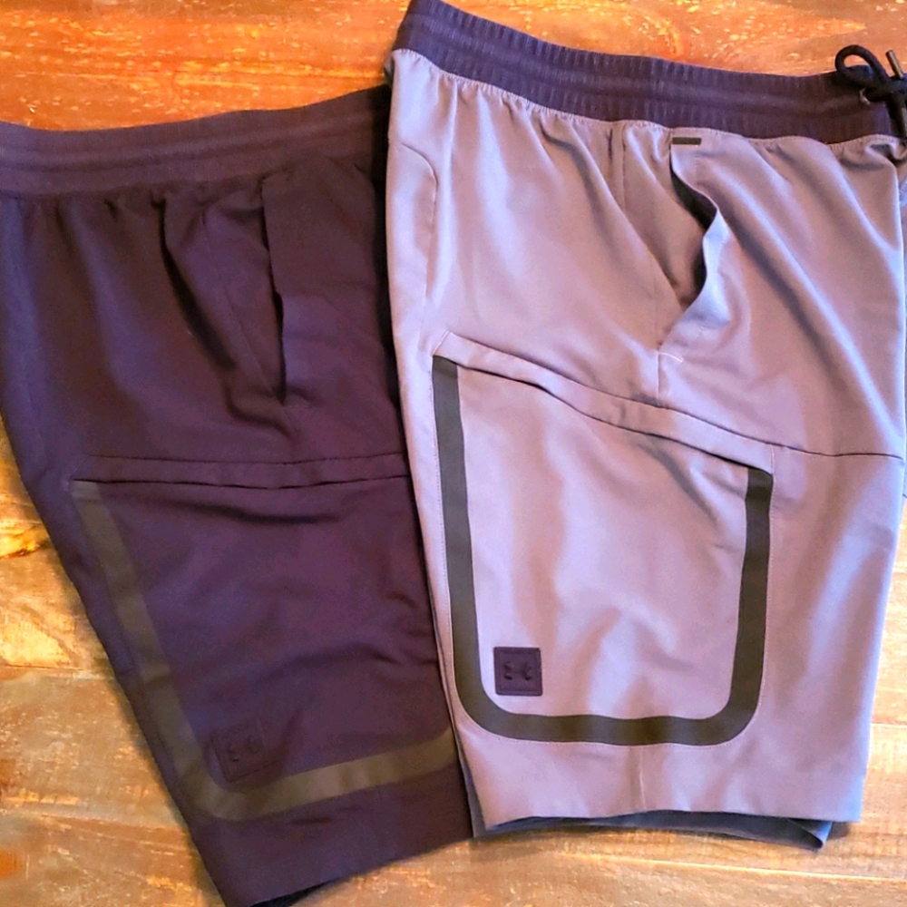 2 pair Under Armour shorts
